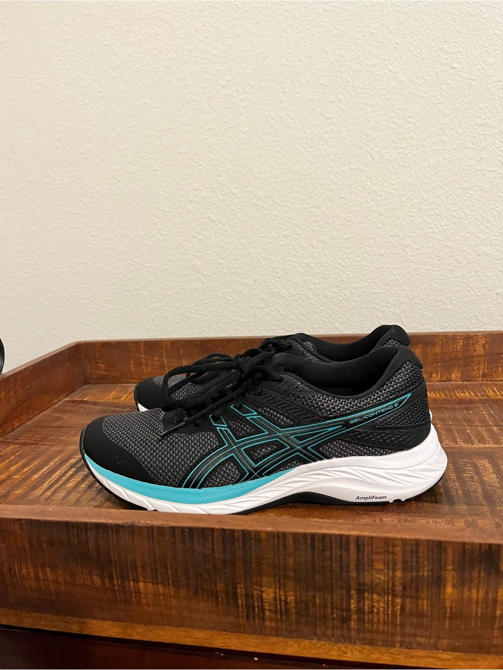 ASICS Women's Gel-Contend 6 Black & Teal Running Shoes